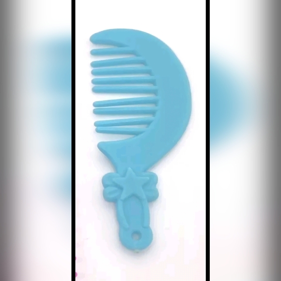 Vintage 1980s Hasbro My Little Pony Blue MLP Comb Accessory Ponies Toy Styling - Picture 1 of 3
